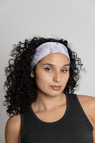 Satin Lined Headband- LILA