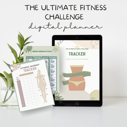 Workout Challenge Digital Planner